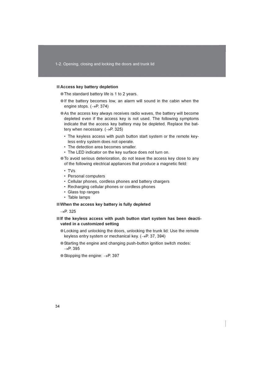 Subaru BRZ owners manual / page 34