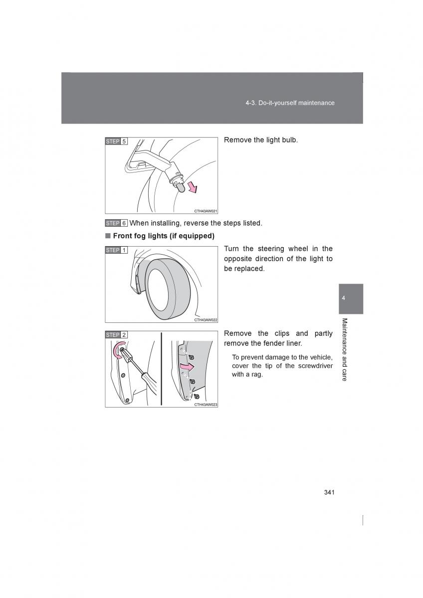 Subaru BRZ owners manual / page 341