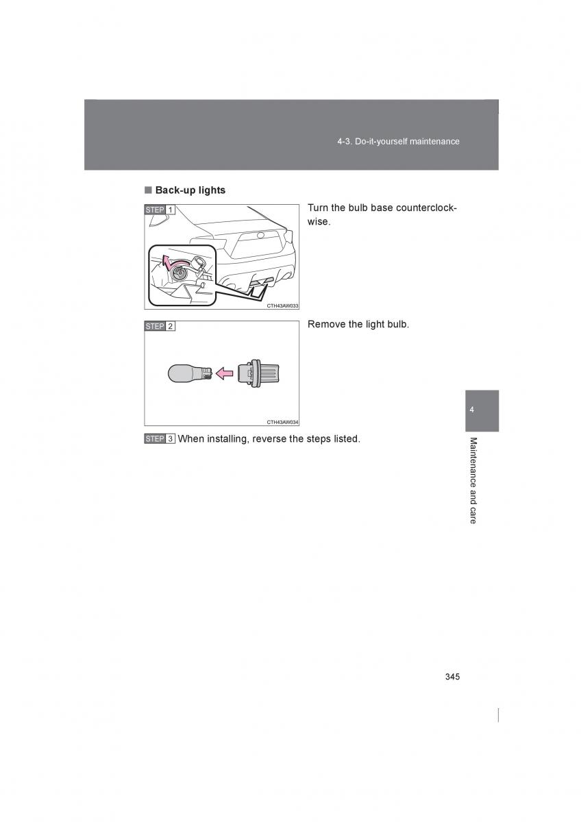 Subaru BRZ owners manual / page 345
