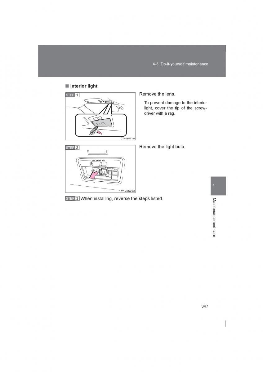 Subaru BRZ owners manual / page 347