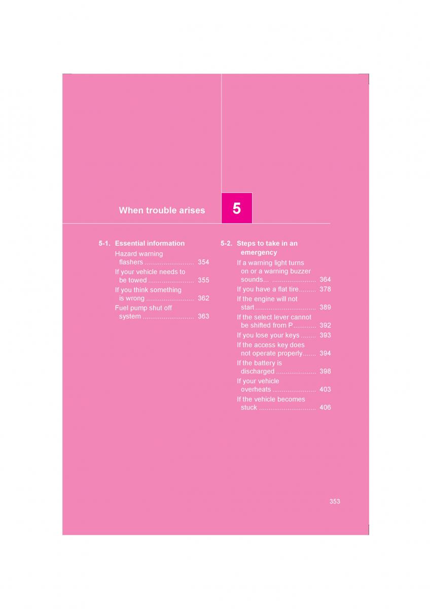 Subaru BRZ owners manual / page 353