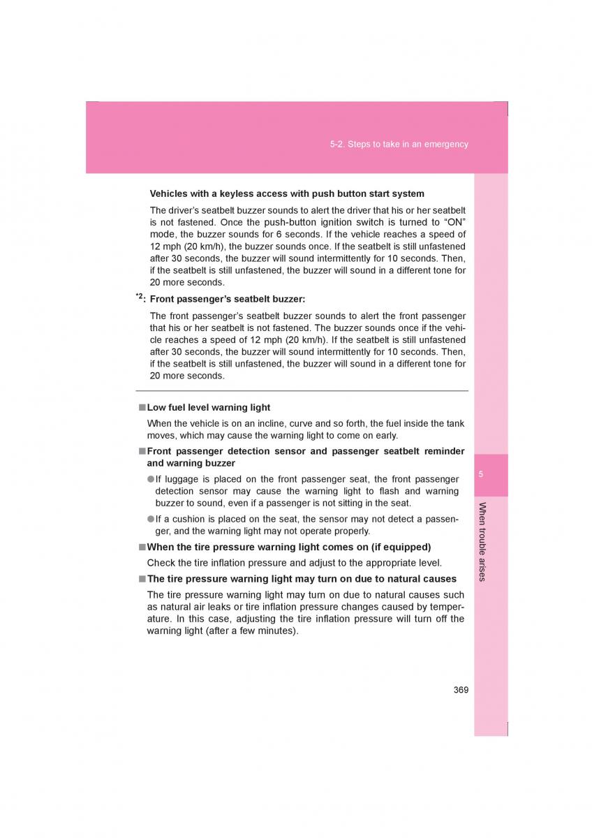 Subaru BRZ owners manual / page 369
