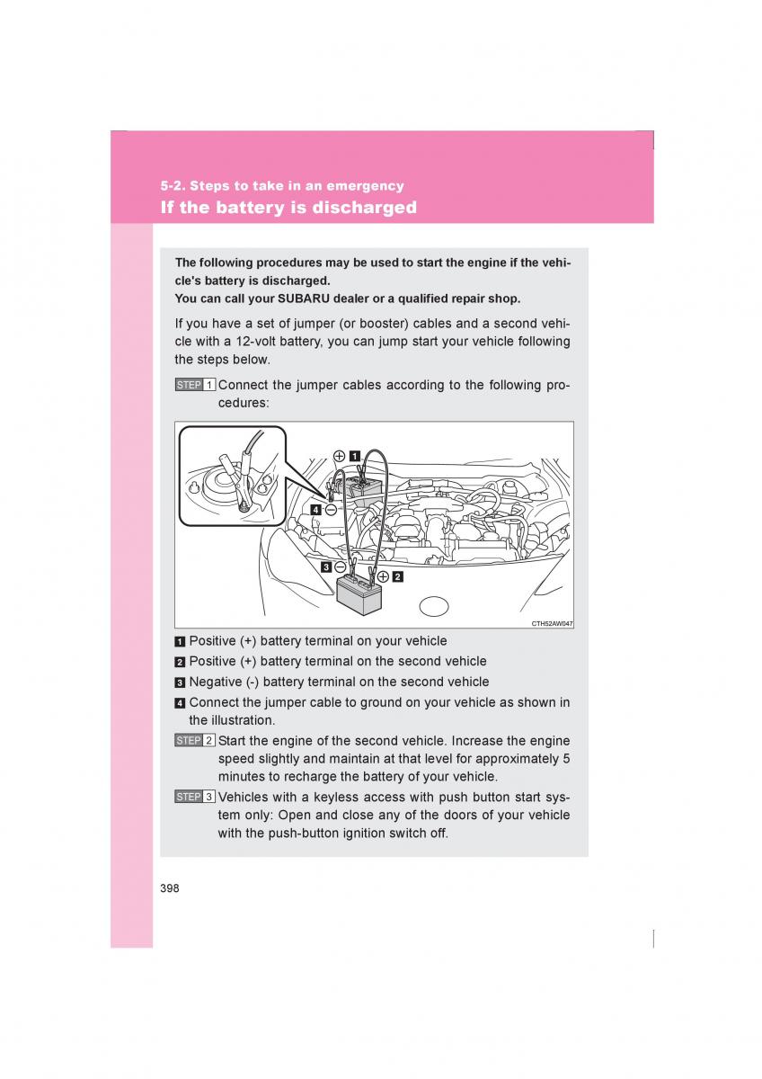 Subaru BRZ owners manual / page 398