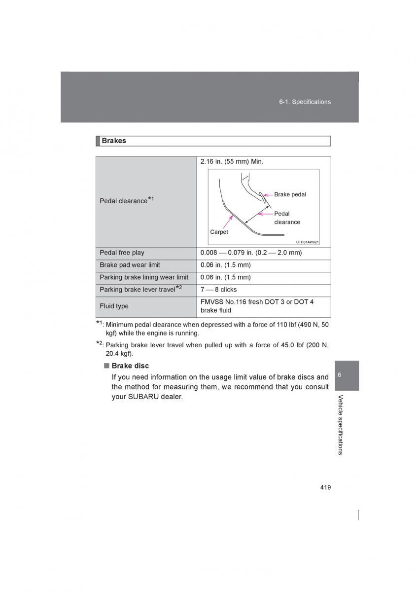 Subaru BRZ owners manual / page 419