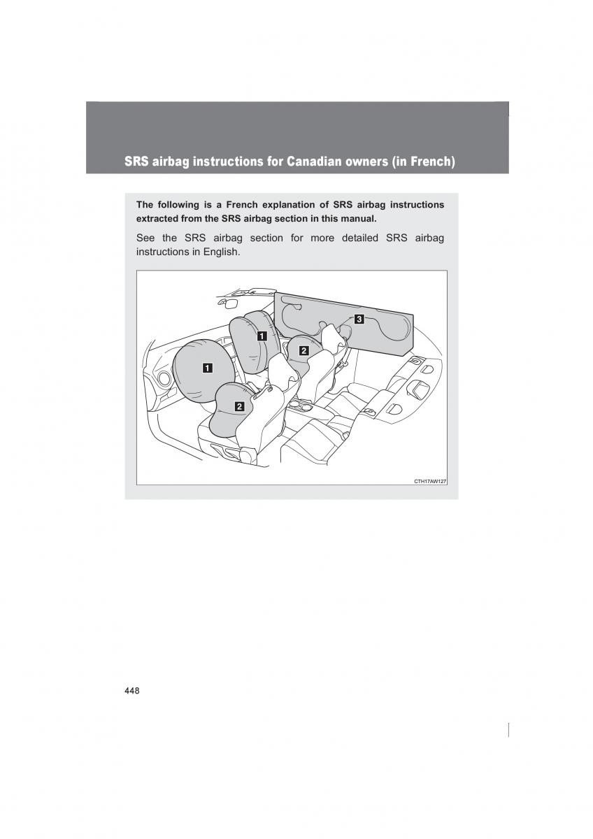 Subaru BRZ owners manual / page 448