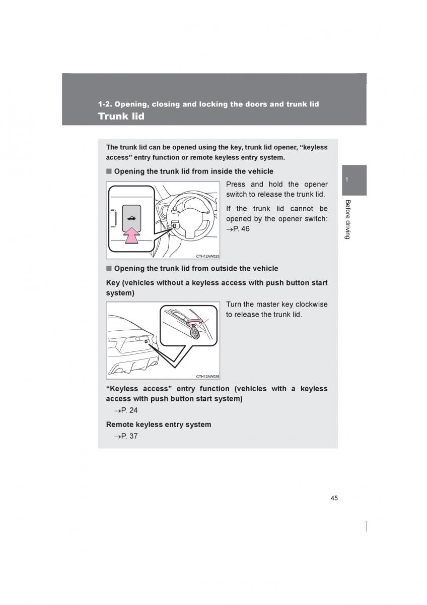 Subaru BRZ owners manual / page 45