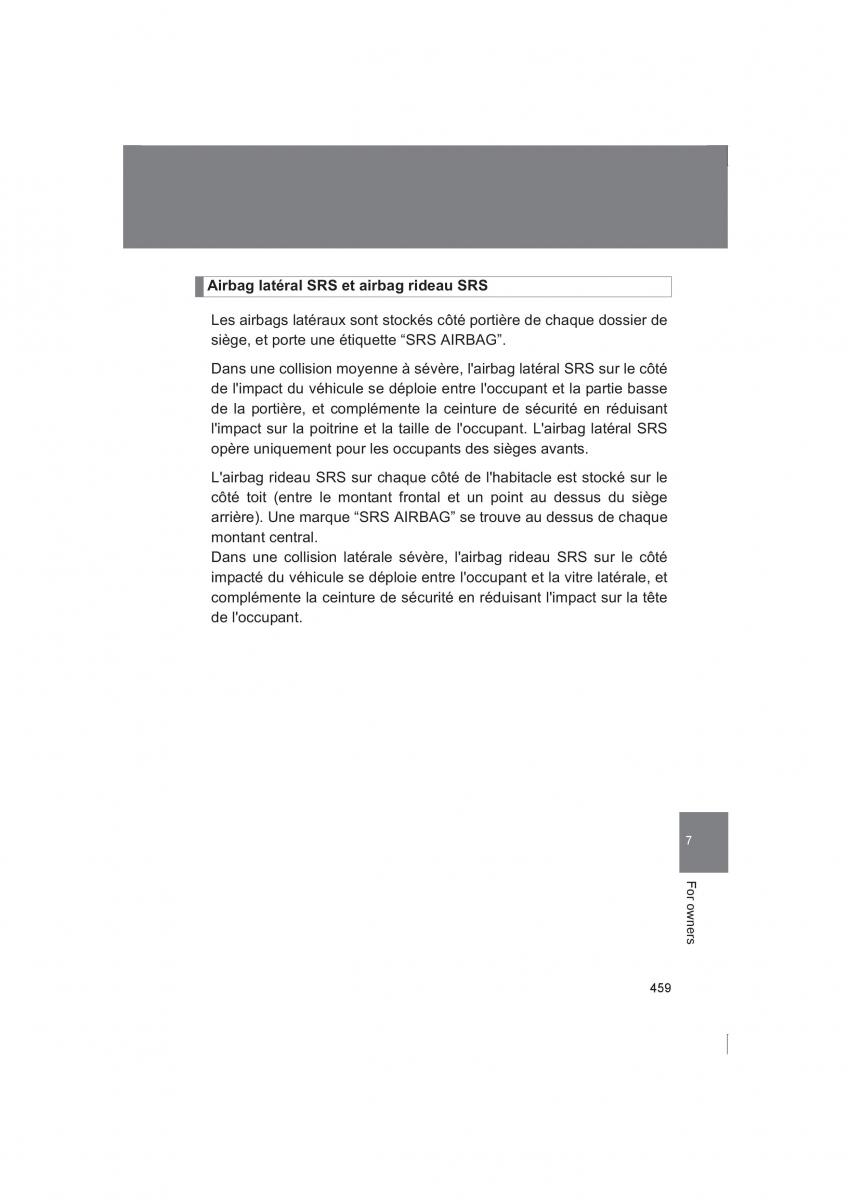 Subaru BRZ owners manual / page 459