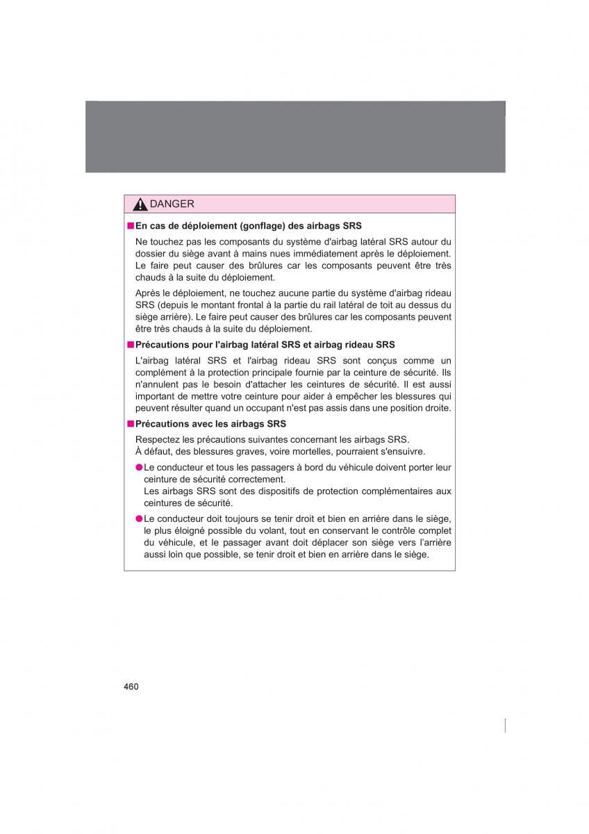 Subaru BRZ owners manual / page 460