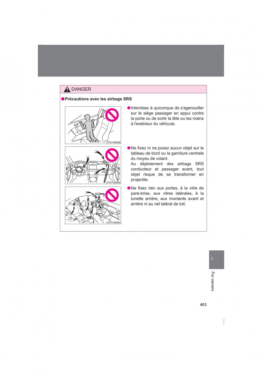 Subaru BRZ owners manual / page 463