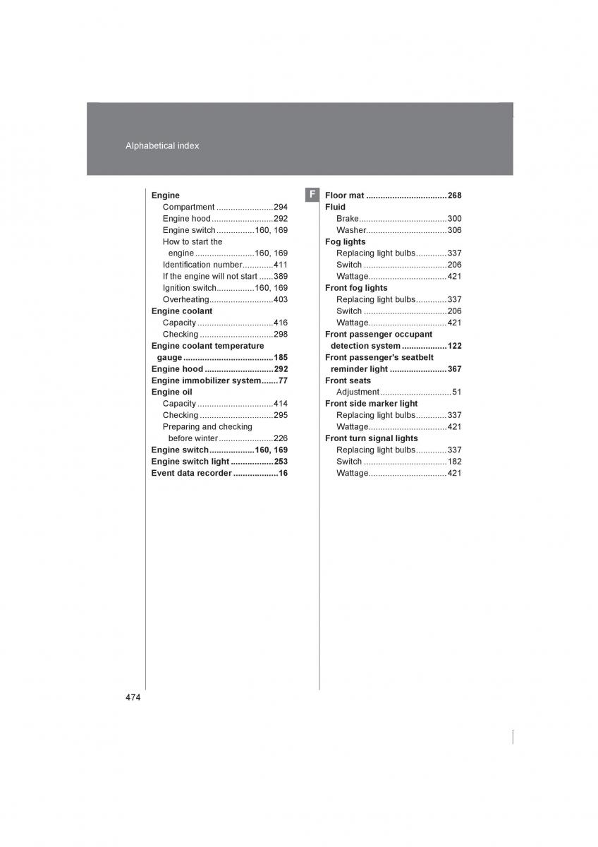 Subaru BRZ owners manual / page 474