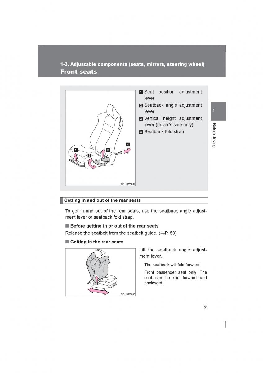 Subaru BRZ owners manual / page 51