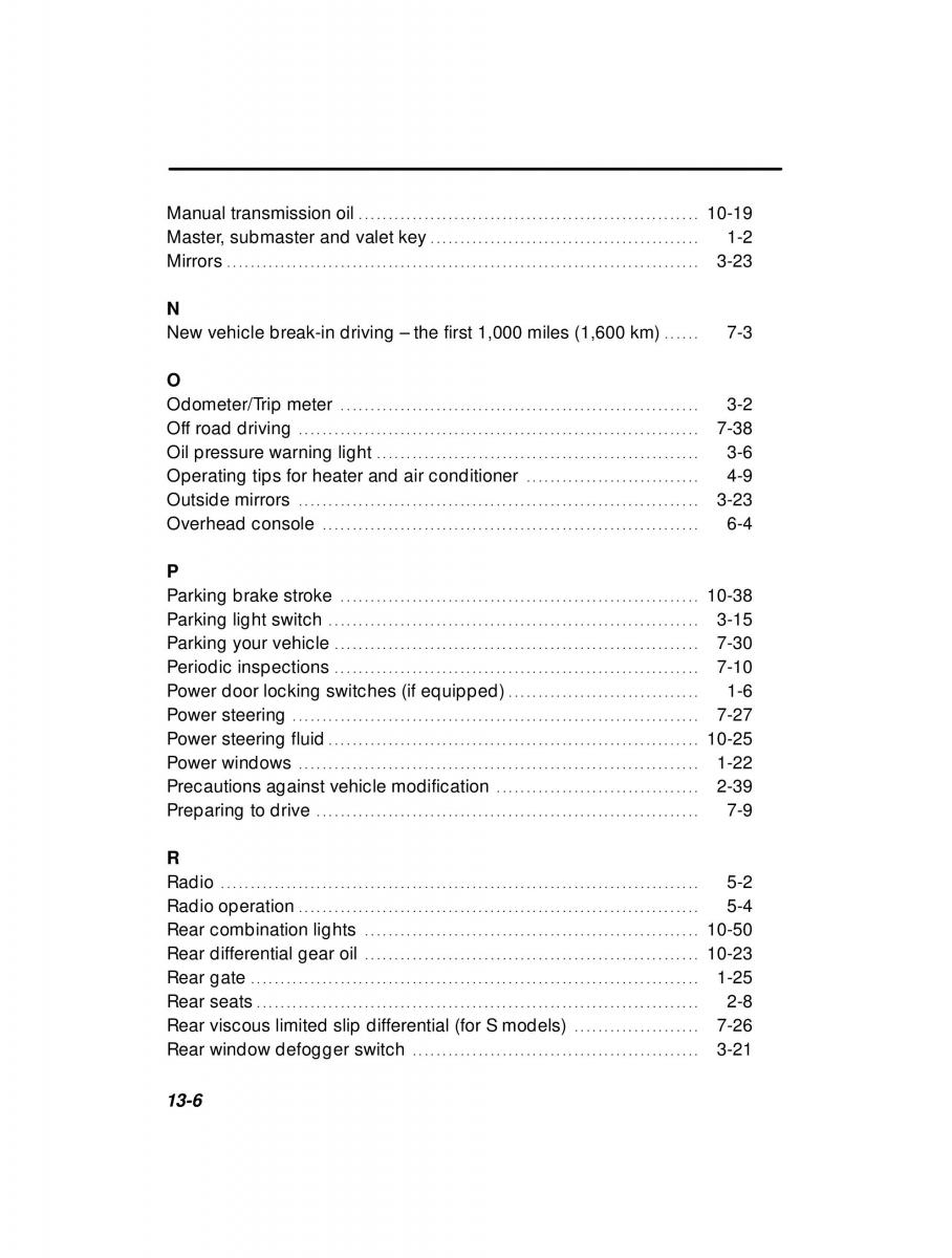 Subaru Forester I 1 owners manual / page 15