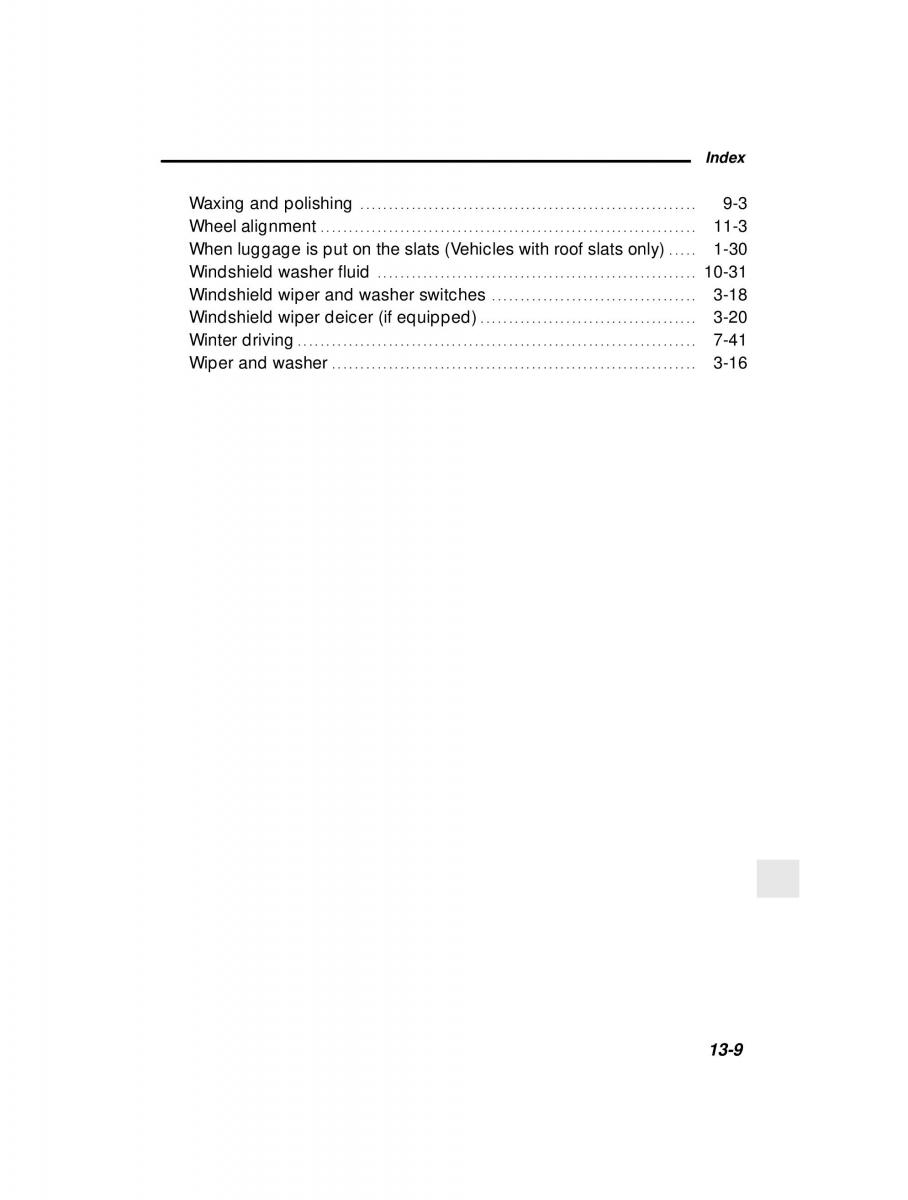 Subaru Forester I 1 owners manual / page 18