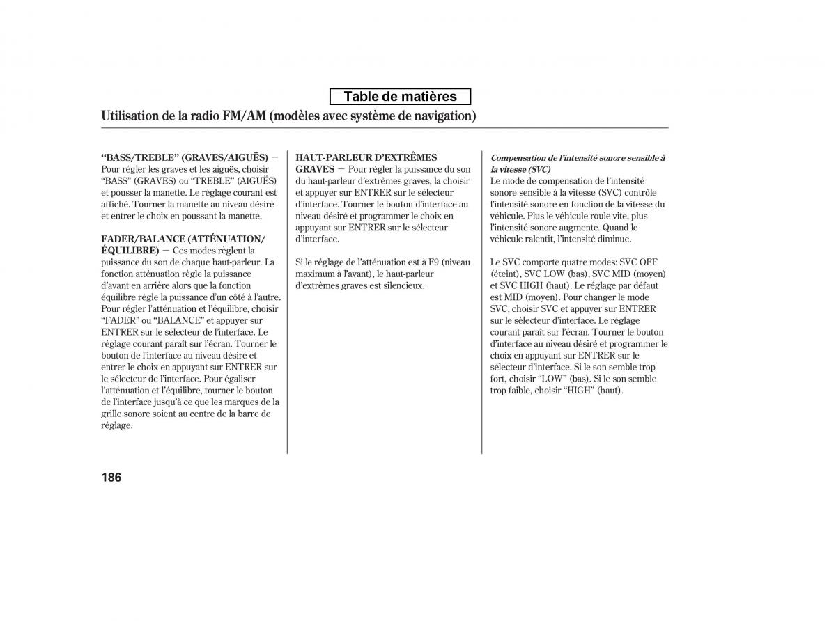 Honda Accord VIII 8 manuel du proprietaire / page 201