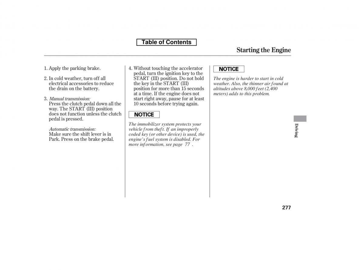 Honda Accord VIII 8 owners manual / page 292
