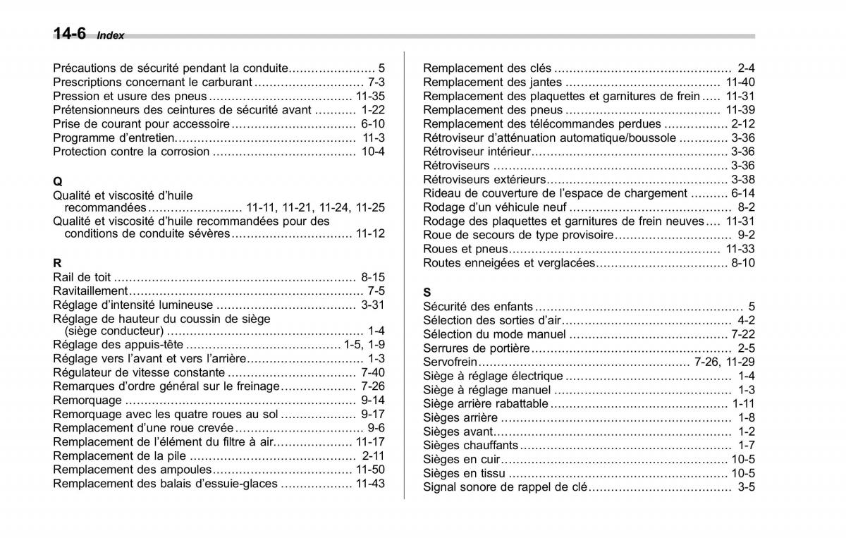 manual  Subaru Forester II 2 manuel du proprietaire / page 426