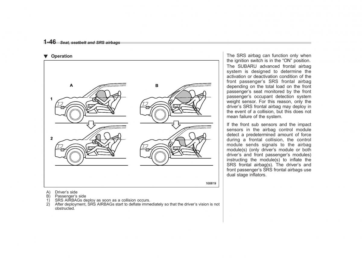 Subaru Forester III 3 owners manual / page 69
