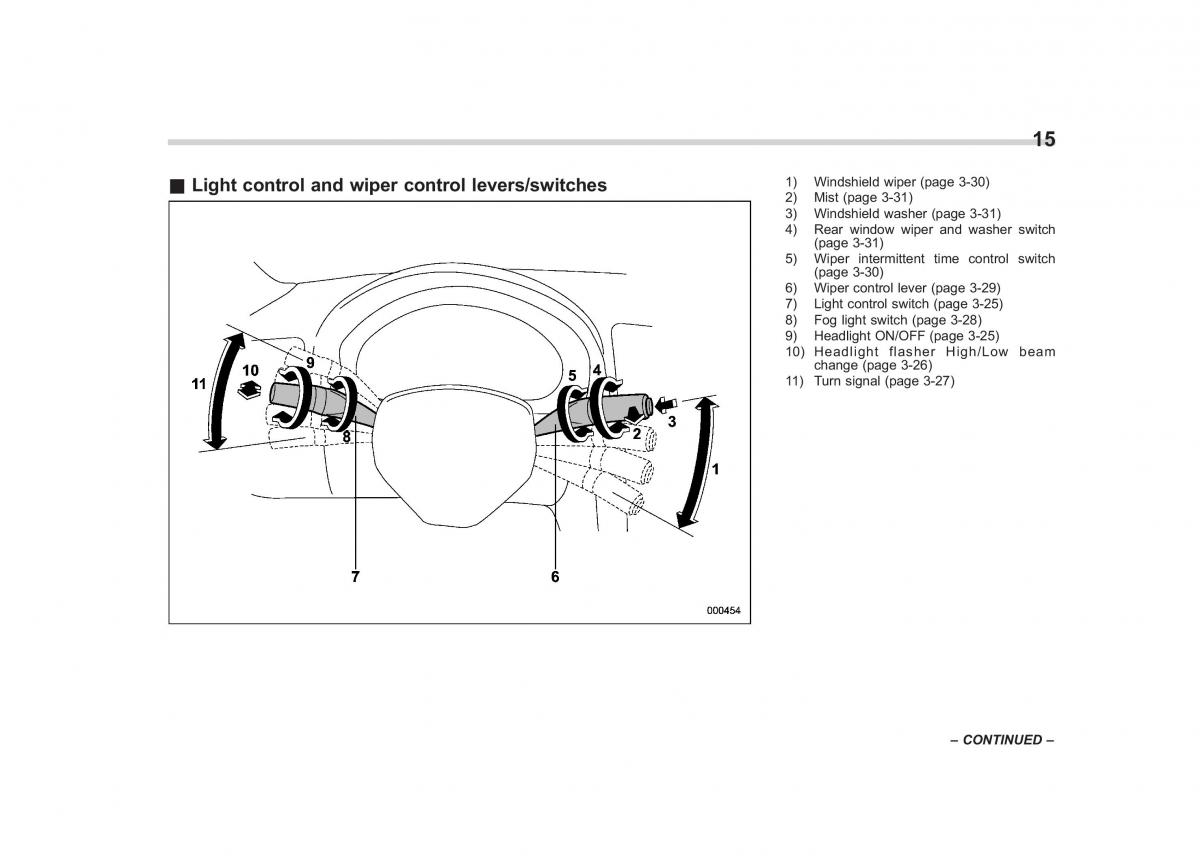 manual  Subaru Forester III 3 owners manual / page 14