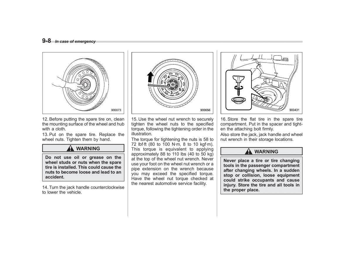 Subaru Forester III 3 owners manual / page 289