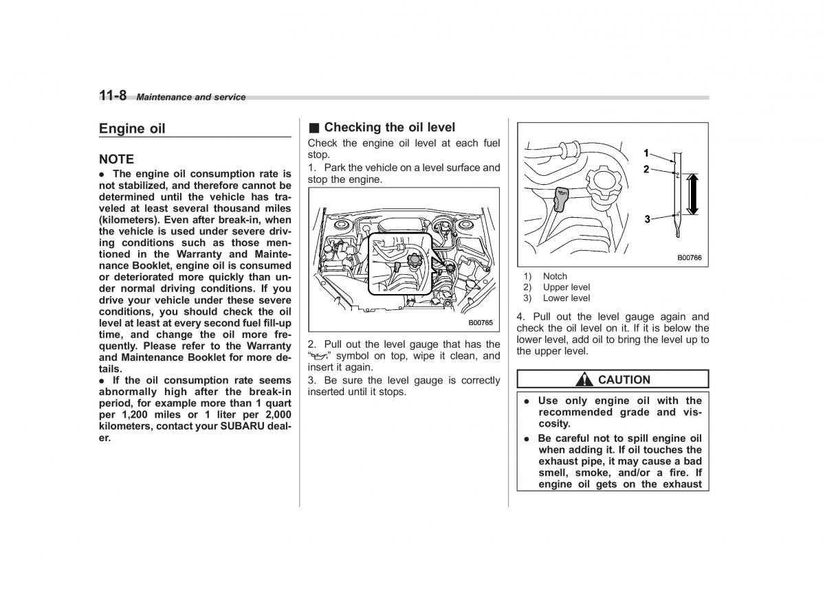 Subaru Forester III 3 owners manual / page 313