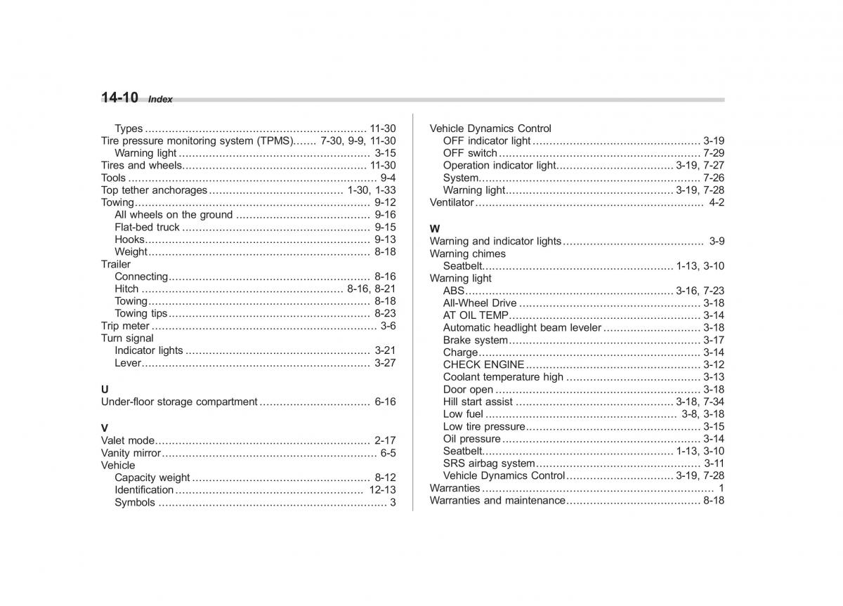 manual  Subaru Forester III 3 owners manual / page 399