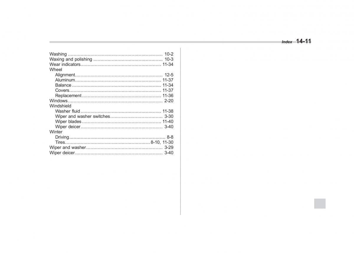 manual  Subaru Forester III 3 owners manual / page 400