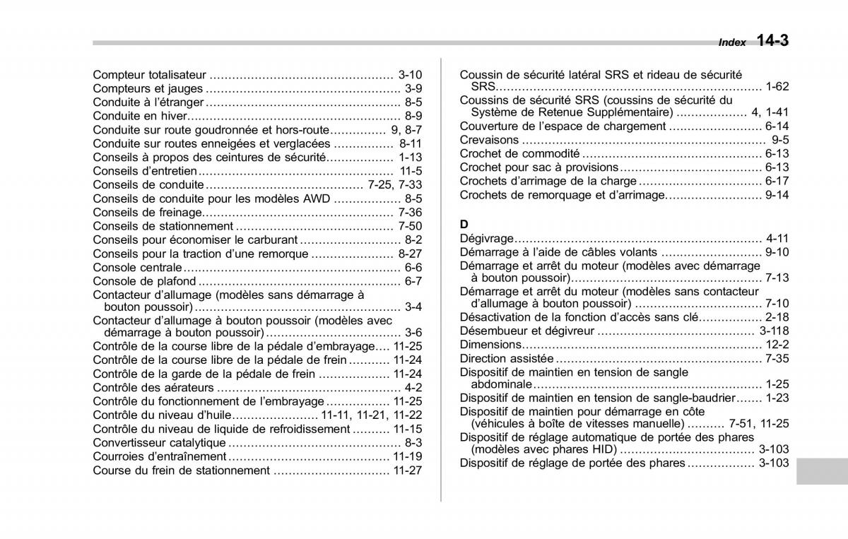 Subaru Forester IV 4 manuel du proprietaire / page 582