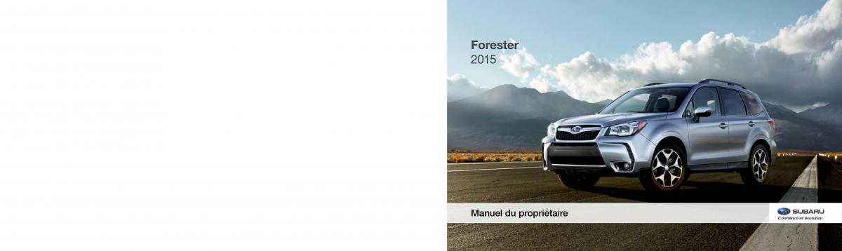 manual  Subaru Forester IV 4 manuel du proprietaire / page 1