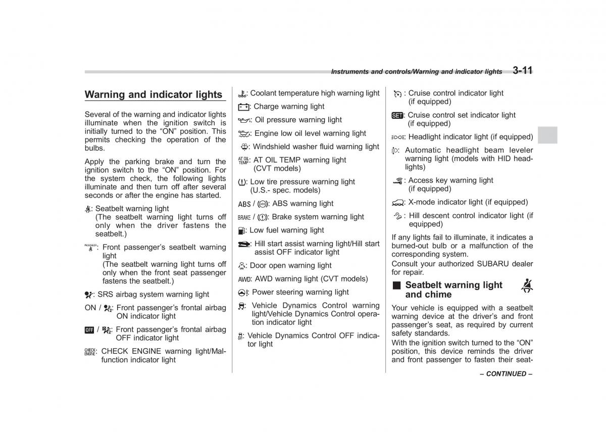 Subaru Forester IV 4 owners manual / page 146