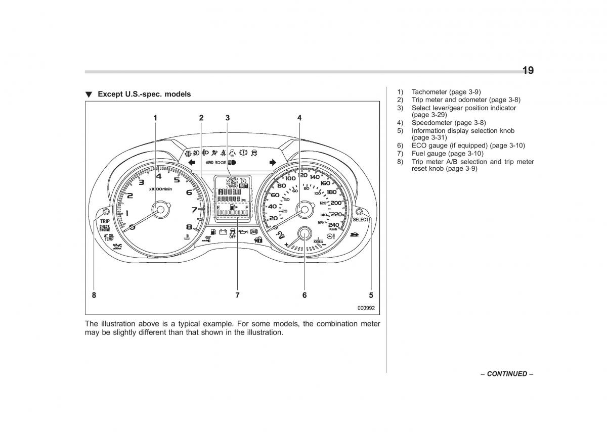 Subaru Forester IV 4 owners manual / page 22