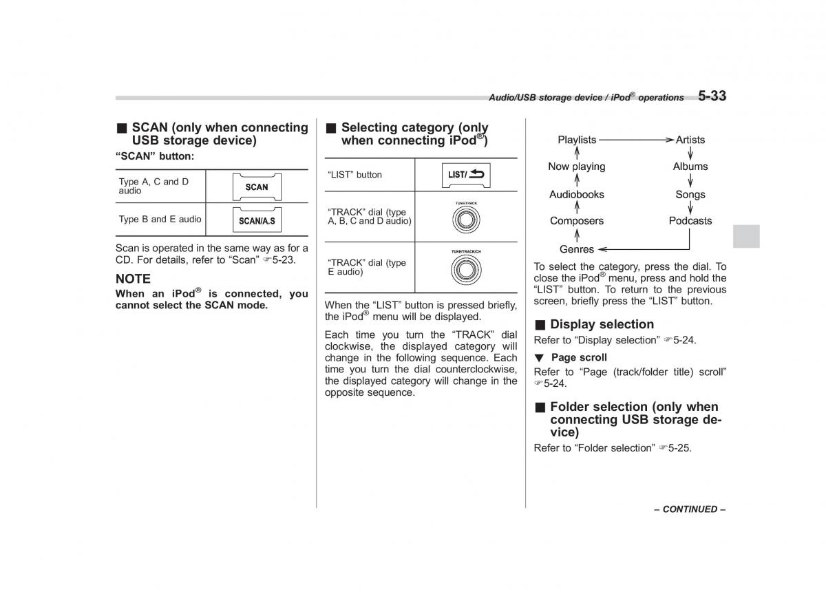 Subaru Forester IV 4 owners manual / page 290