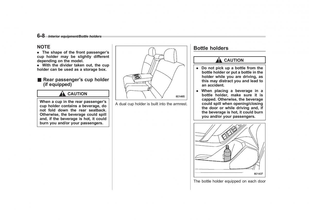 Subaru Forester IV 4 owners manual / page 327