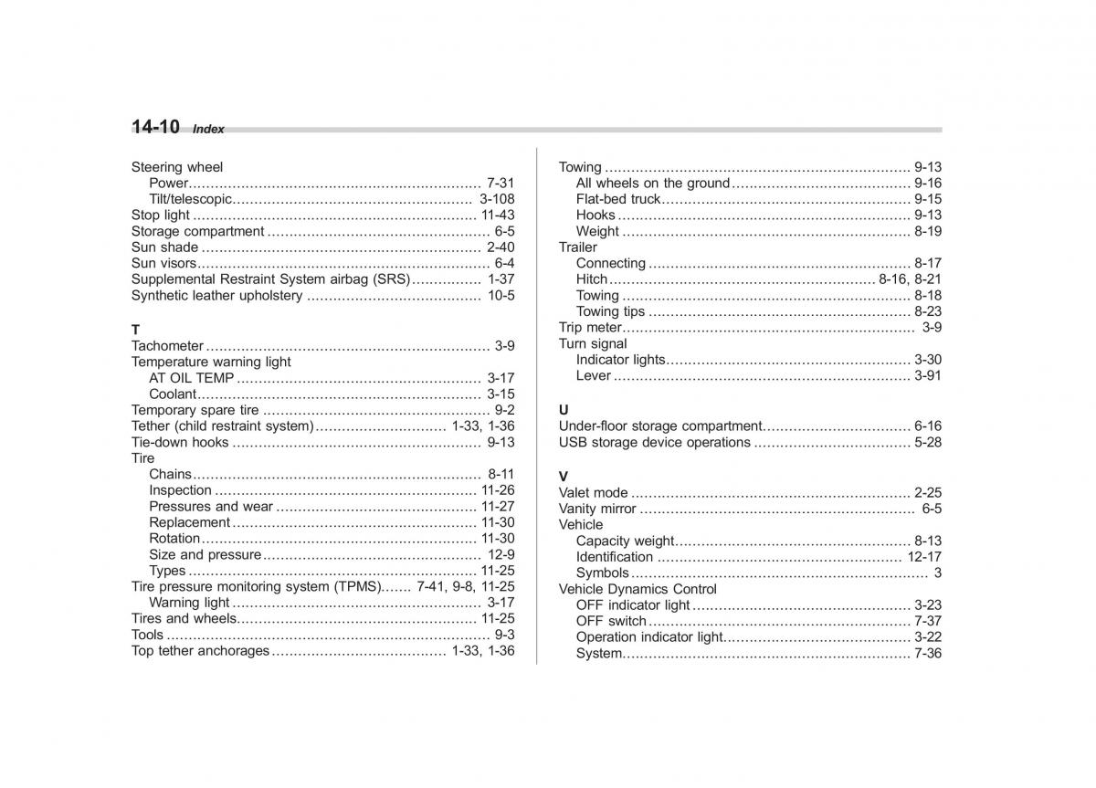 manual  Subaru Forester IV 4 owners manual / page 537