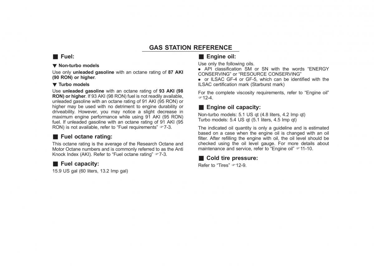 Subaru Forester IV 4 owners manual / page 540