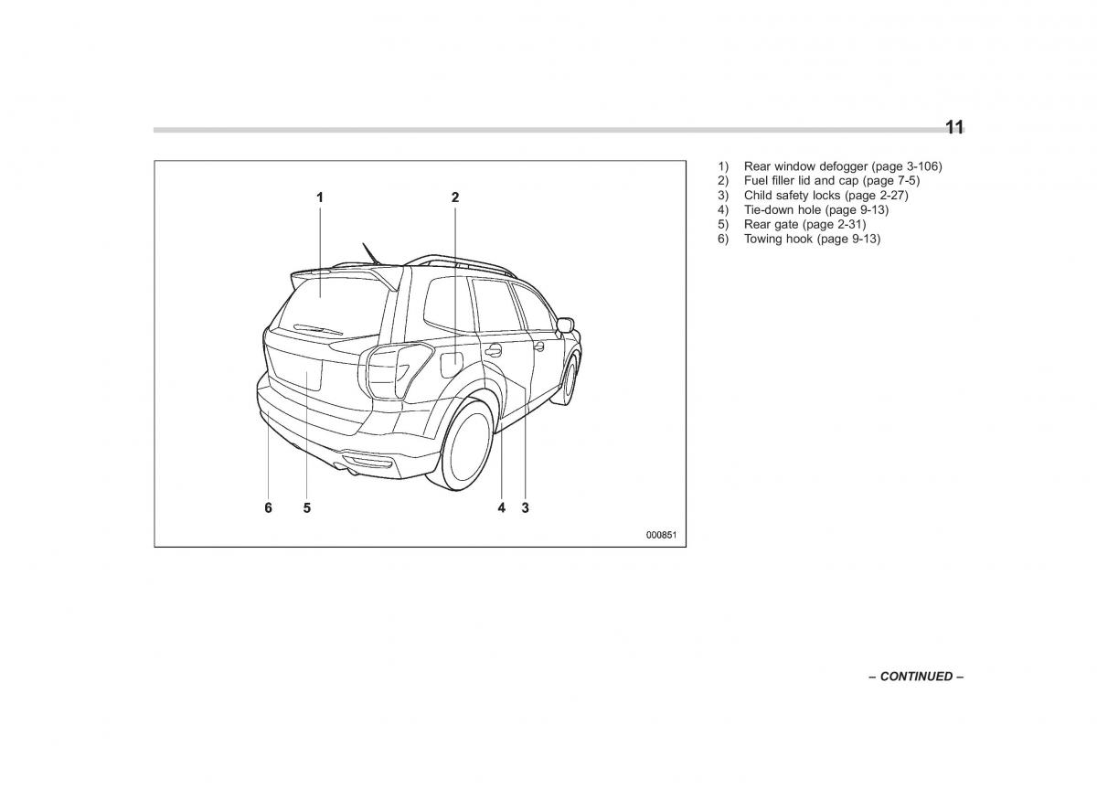 Subaru Forester IV 4 owners manual / page 14