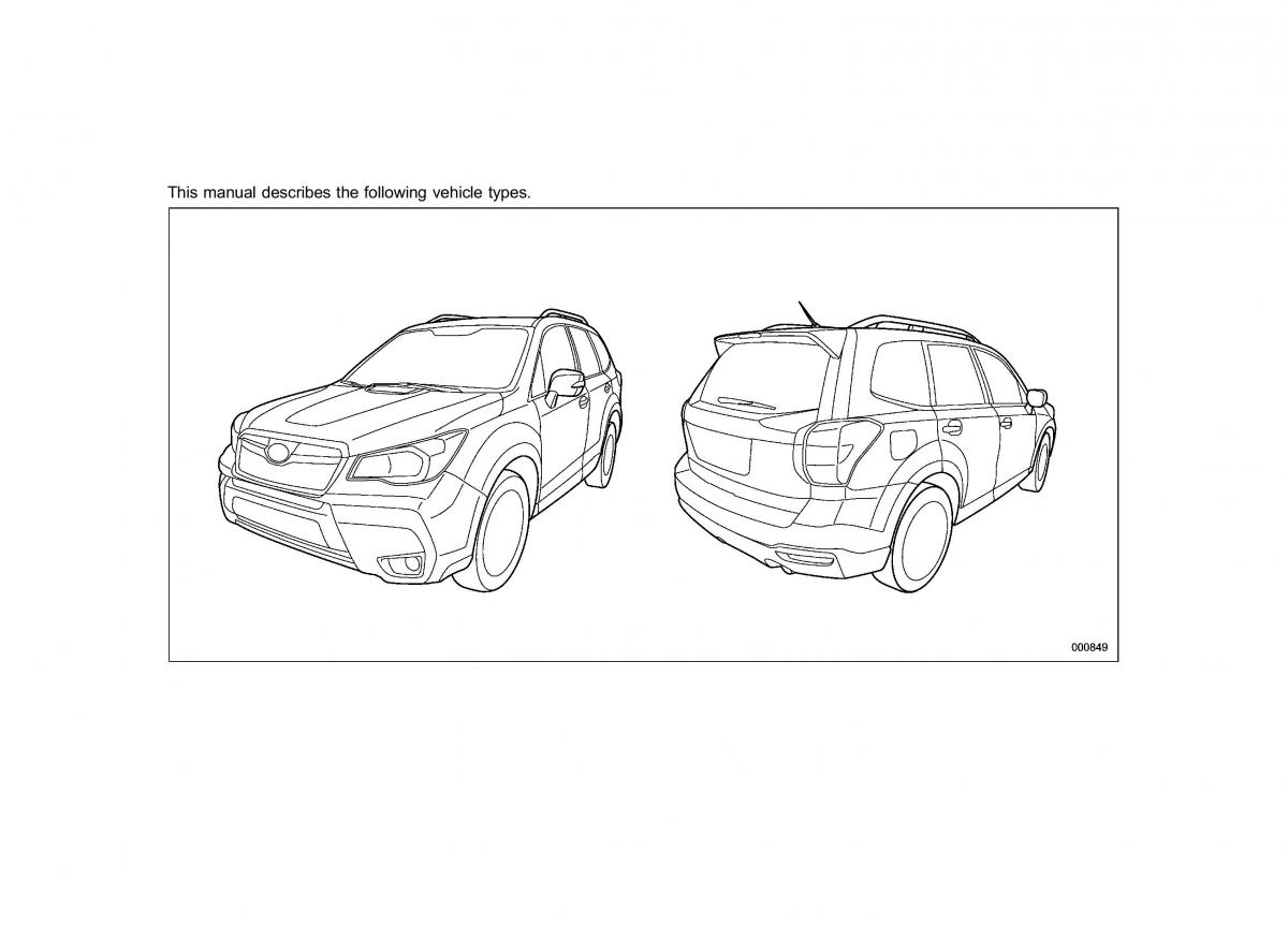 Subaru Forester IV 4 owners manual / page 2