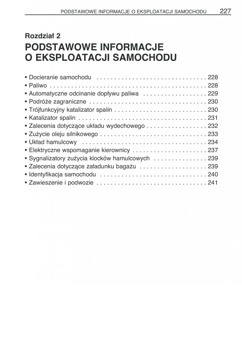 Toyota Corolla IX 9 E120 E130 E12 instrukcja obslugi / page 234