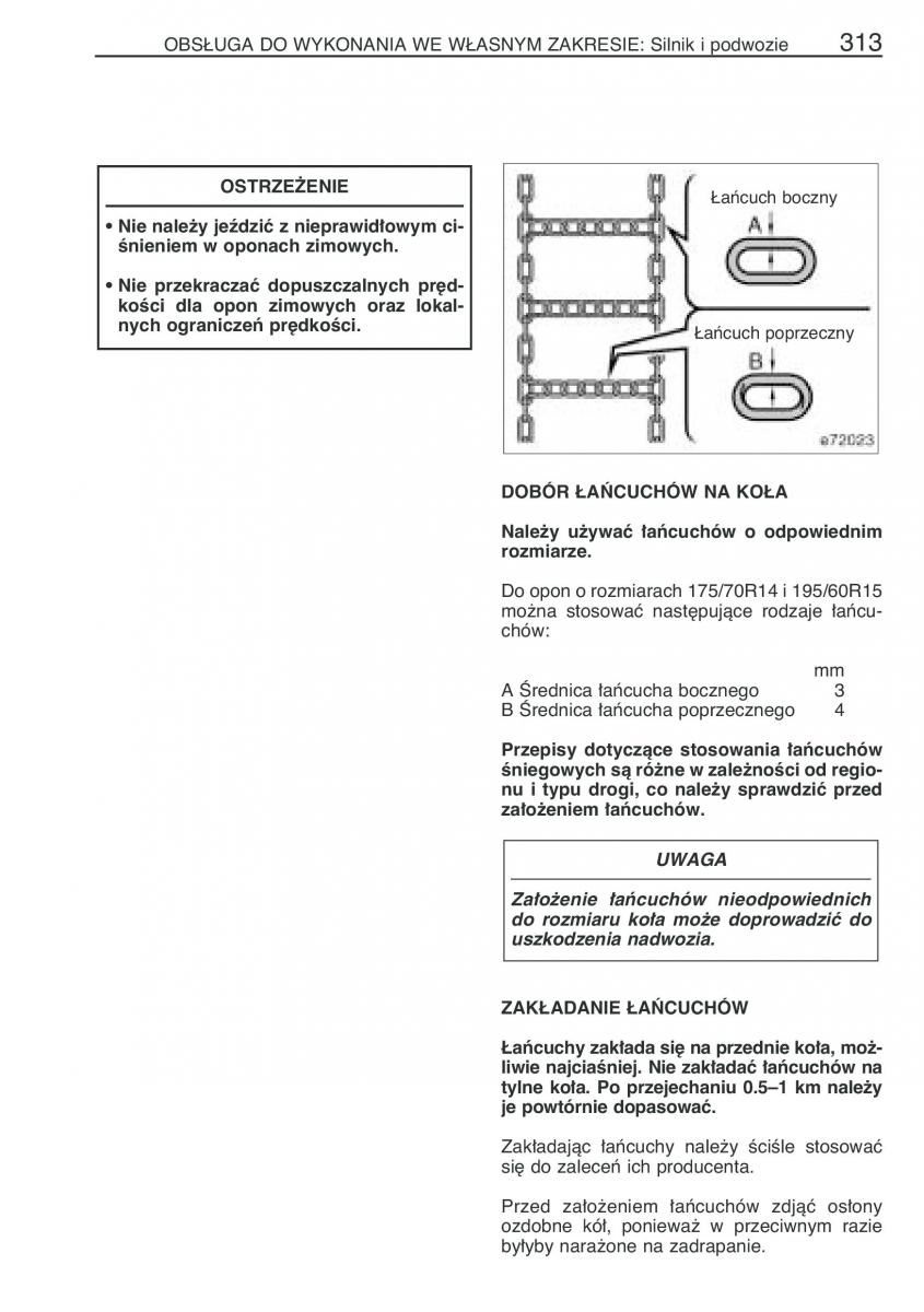 instrukcja obsługi Toyota Corolla Toyota Corolla IX 9 E120 E130 E12 instrukcja / page 320