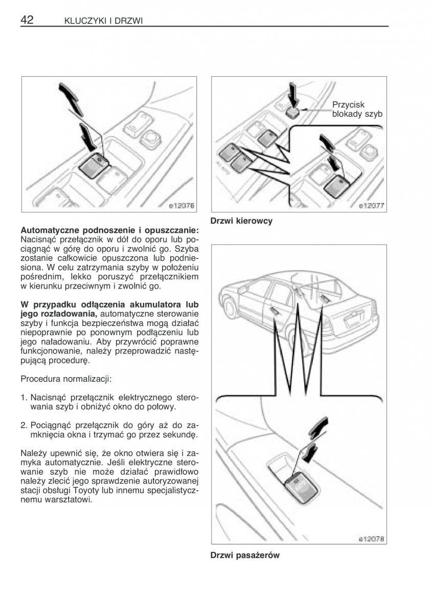 instrukcja obsługi Toyota Corolla Toyota Corolla IX 9 E120 E130 E12 instrukcja / page 49