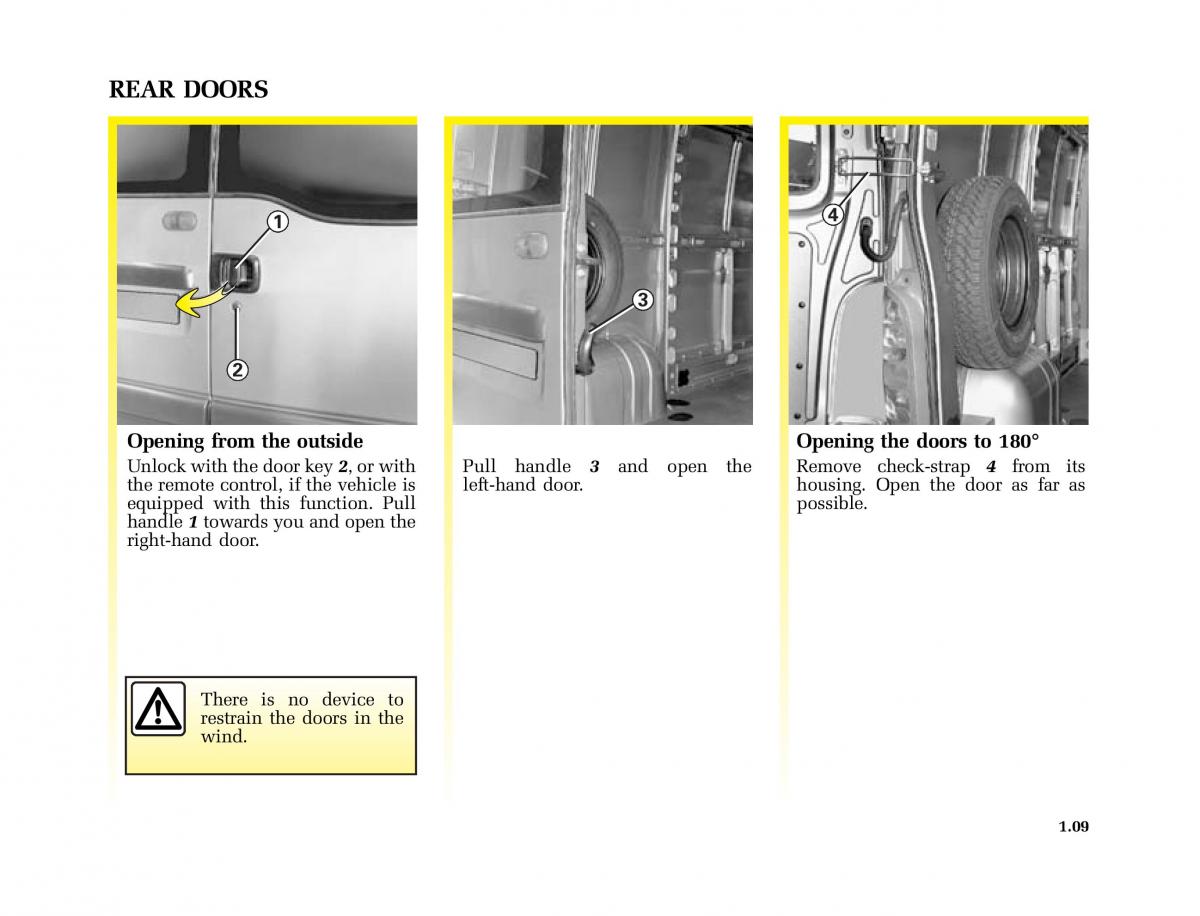 Renault Master II 2 owners manual / page 14