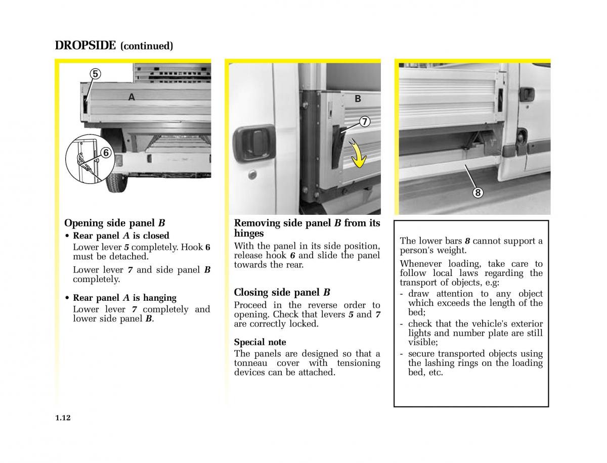 Renault Master II 2 owners manual / page 17