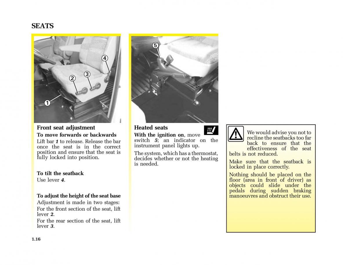 Renault Master II 2 owners manual / page 21