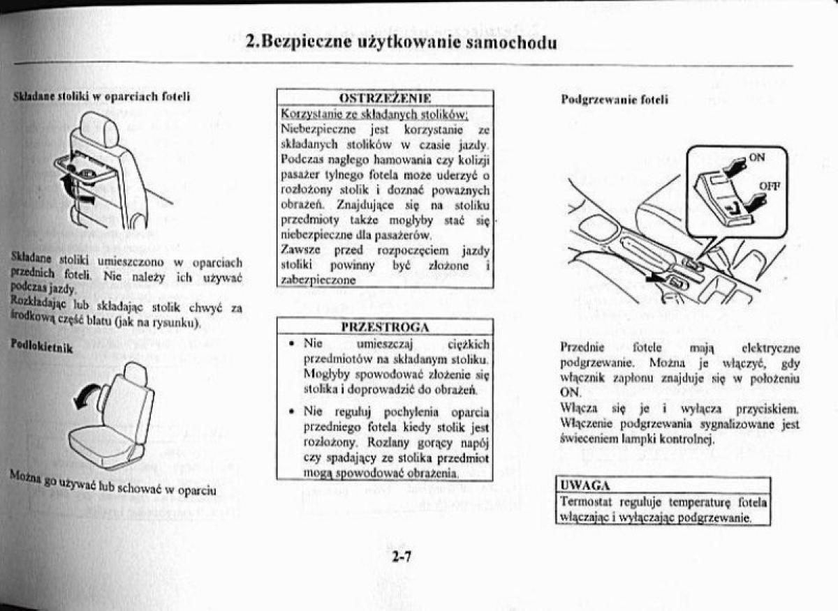 Mazda Premacy I 1 instrukcja obslugi / page 12