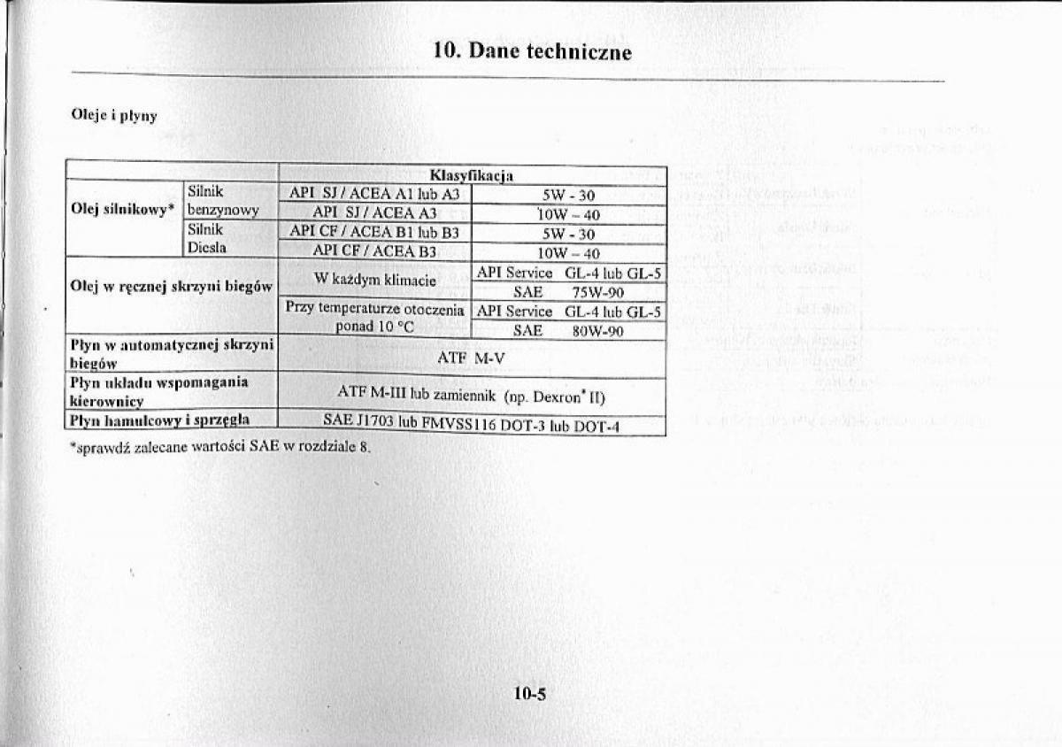 Mazda Premacy I 1 instrukcja obslugi / page 266