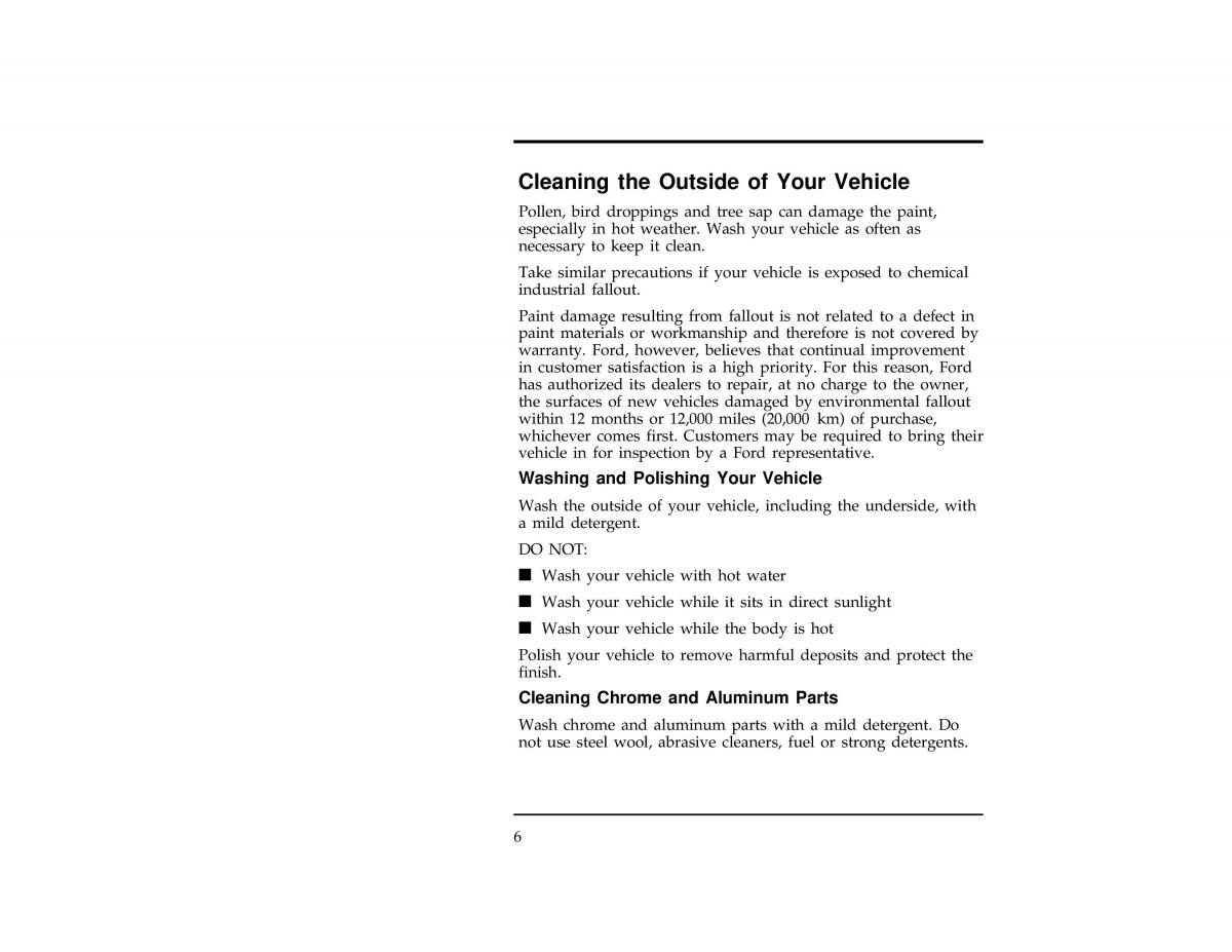 Ford Ranger owners manual / page 9