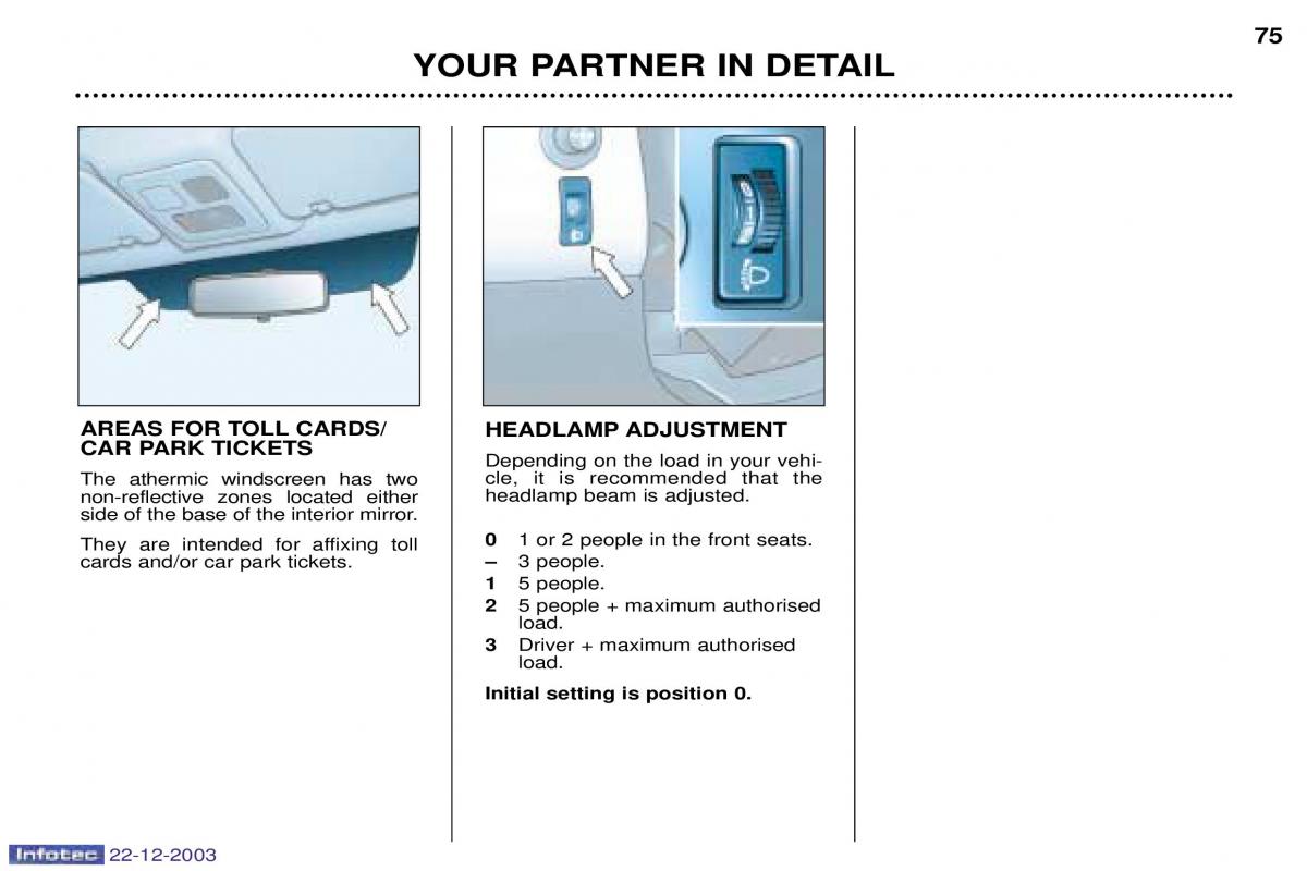 Peugeot Partner I 1 owners manual / page 65