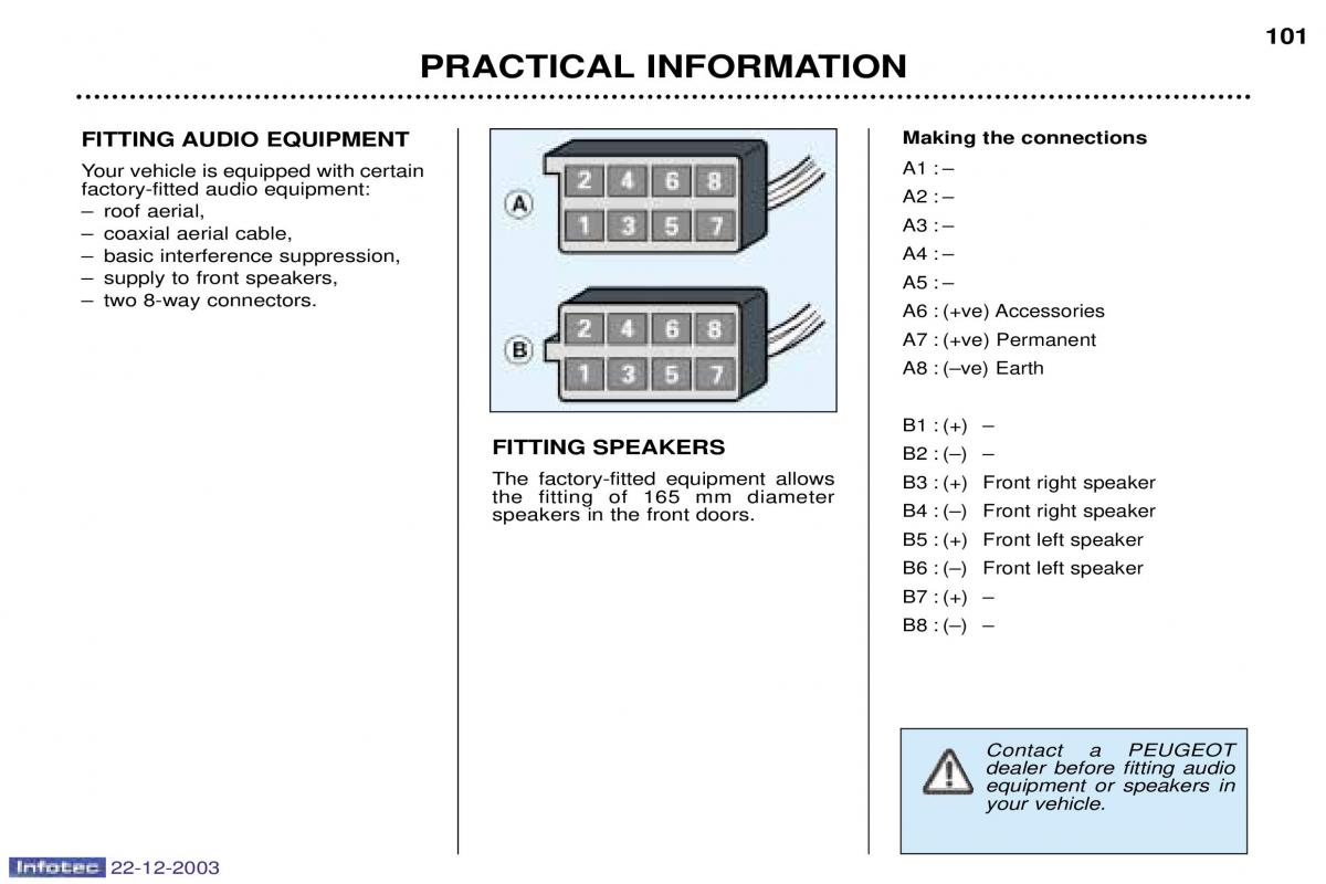 Peugeot Partner I 1 owners manual / page 3