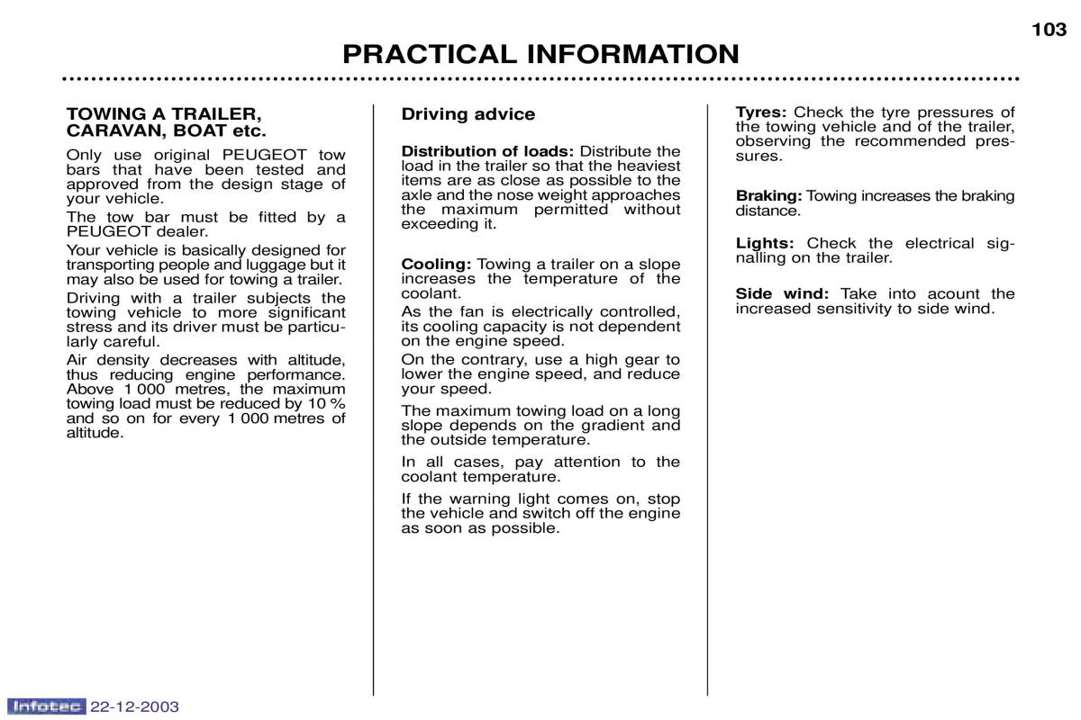 Peugeot Partner I 1 owners manual / page 5