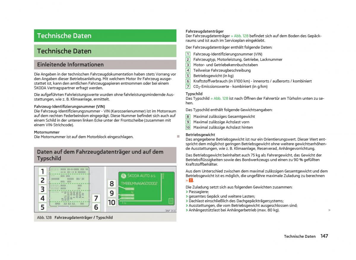 Skoda Citigo Handbuch / page 149