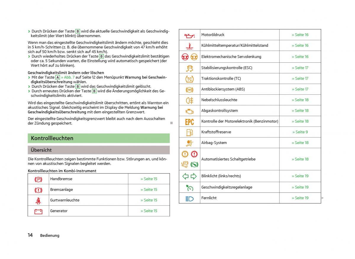 Skoda Citigo Handbuch / page 16